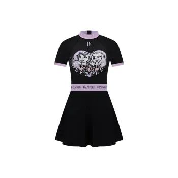 BALNEAIRE One-Piece Swimsuits Women's Enchanting Black/Violet Multicolor