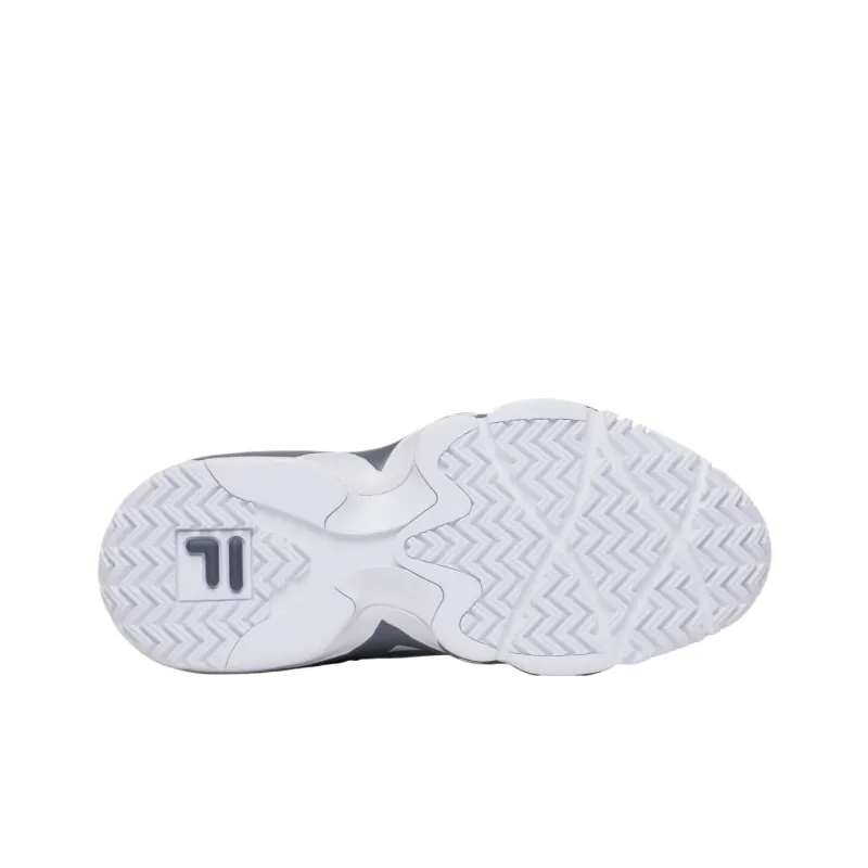 FILA MB Cushioning, Slip Resistant, And Abrasion Resistant Mid Top Basketball Shoes Men's Gray-5