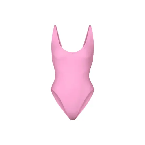 Skims One-Piece Swimsuits Women's Light Pink Red