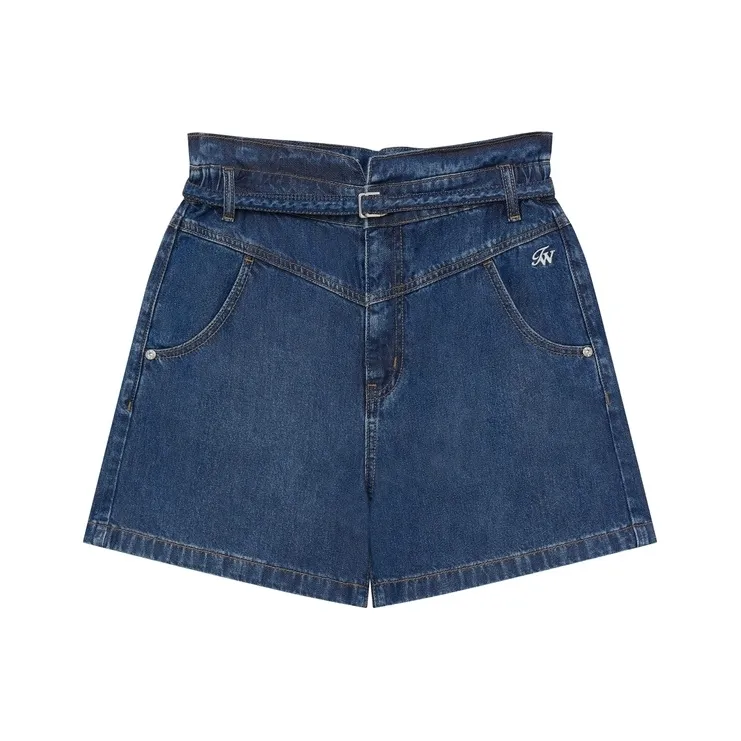 Teenie Weenie Denim Shorts Women's Medium Blue-0