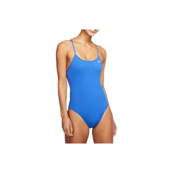 Nike Cut Out Women's One-Piece Swimsuit Tank One-piece Swimsuit Women's Blue