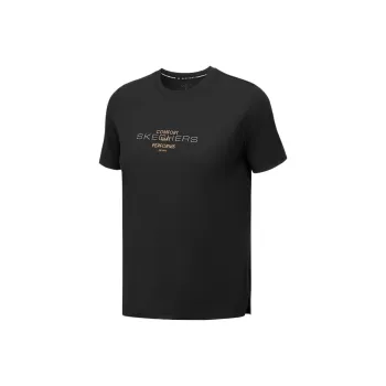 Skechers Comfort Sports Series Regular T Shirt Women's Carbon Black 0018