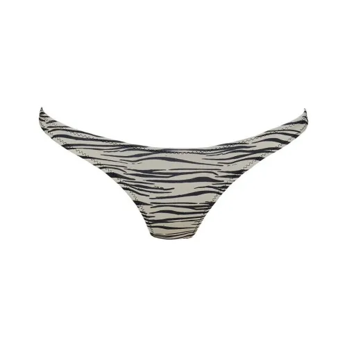 PRINCESS POLLY LOVE LETTERS HIGH CUT CHEEKY BIKINI BOTTOMS Swimming Shorts Women's Zebra Print