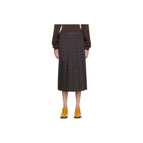16ARLINGTON Casual Long Skirts Women's Charcoal Gray