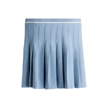 H&M Casual Short Skirts Women's Gray Blue