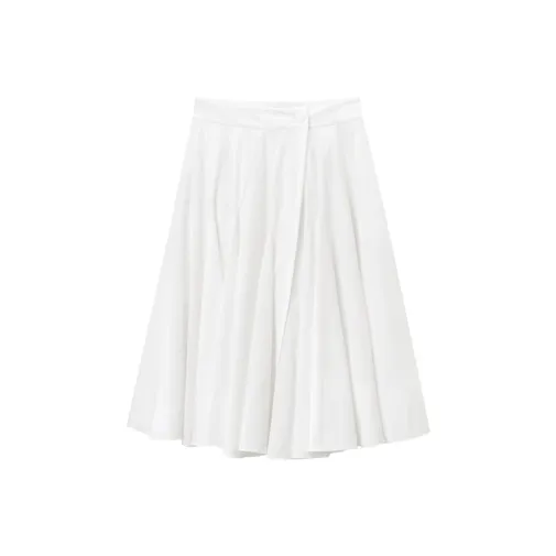 OVV Casual Long Skirt Women's Raw White-0