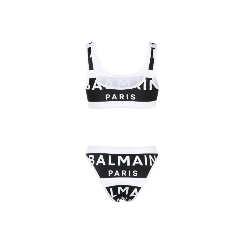 BALMAIN Bikini Women's Black White-0