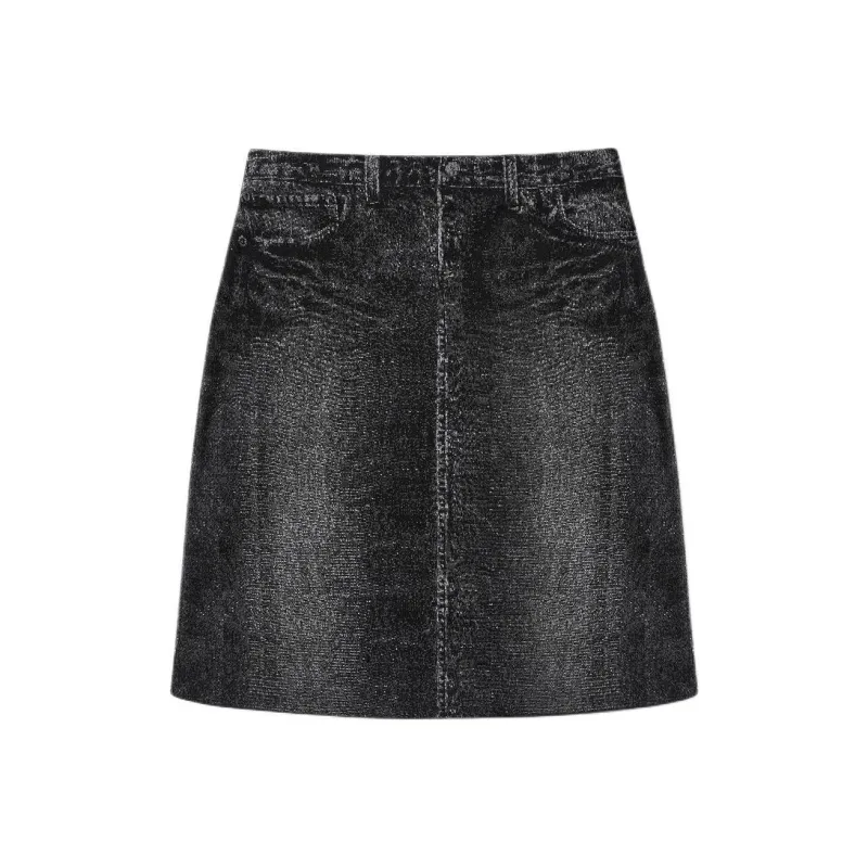 KARL LAGERFELD Casual Long Skirt Women's Black-0