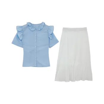 Icicofficial Two Piece Skirt Sets Women's