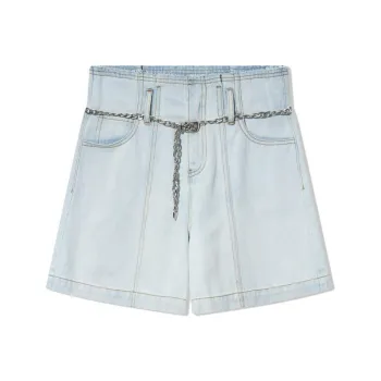 COVERINS Denim Shorts Women's Light Blue