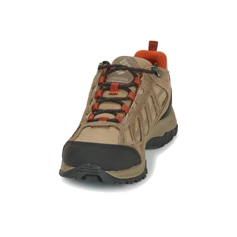 Columbia Redmond Anti Slip Wear Resistant Low Top Hiking Shoes Men's Brown-4