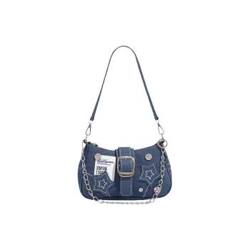 Juju Jimmy Canvas Shoulder Bag Women's Blue/Black