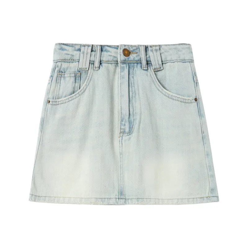 XUANSHU Denim Short Skirts Women's-6