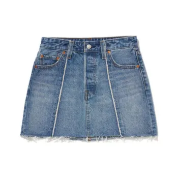 Levi's Denim Short Skirts Women's Blue