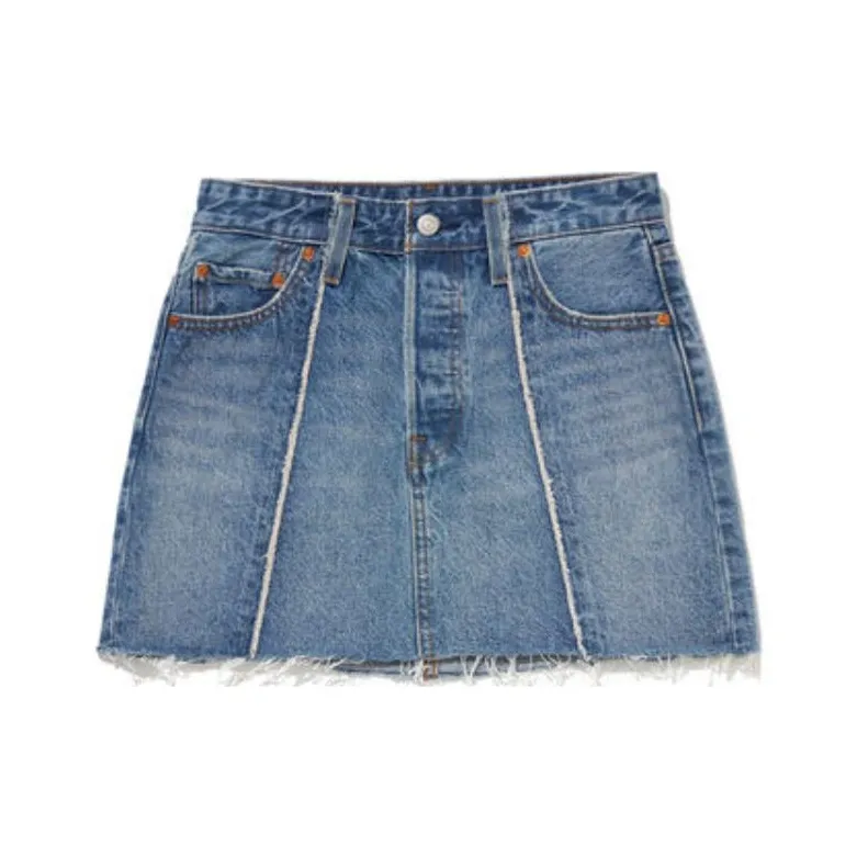 Levi's Denim Short Skirts Women's Blue-0