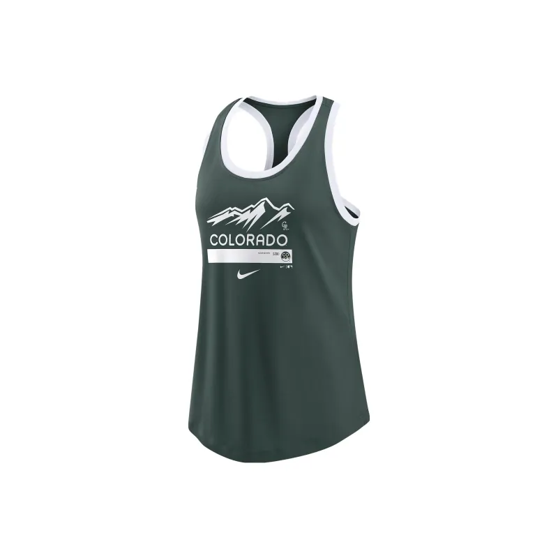 Nike Michigan State Primetime Shadow Women's Nike College Racerback Tank Top-0