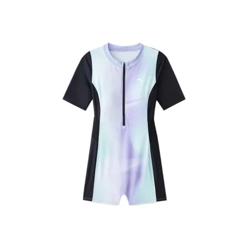 Anta One piece Swimsuit Women's Light Purple