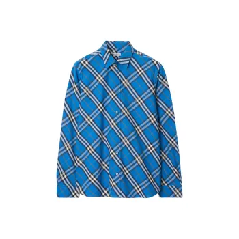 Burberry Checked Cotton Shirt