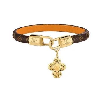 LOUIS VUITTON Calfskin Bangles Women's Gold