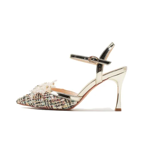 City Camel Slim Heel High Heels Women's