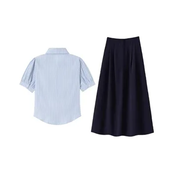 TIBINB Two Piece Skirt Sets Women's
