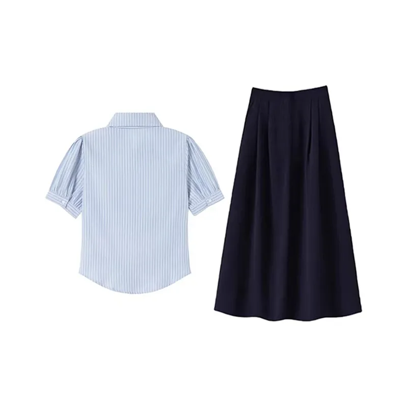 TIBINB Two Piece Skirt Sets Women's-0