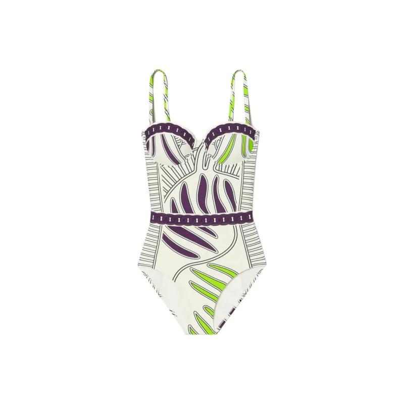 TORY BURCH Printed Underwire cup One piece-0