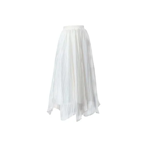 MM Casual Long Skirt Women's Apricot