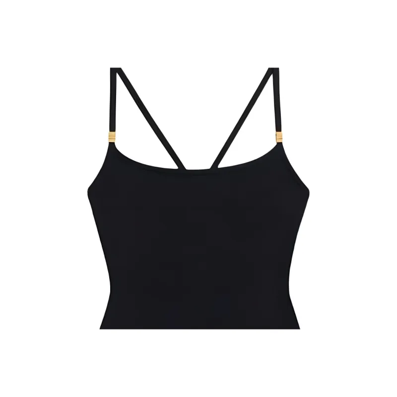 CELINE One piece Swimsuit Women's Black-4