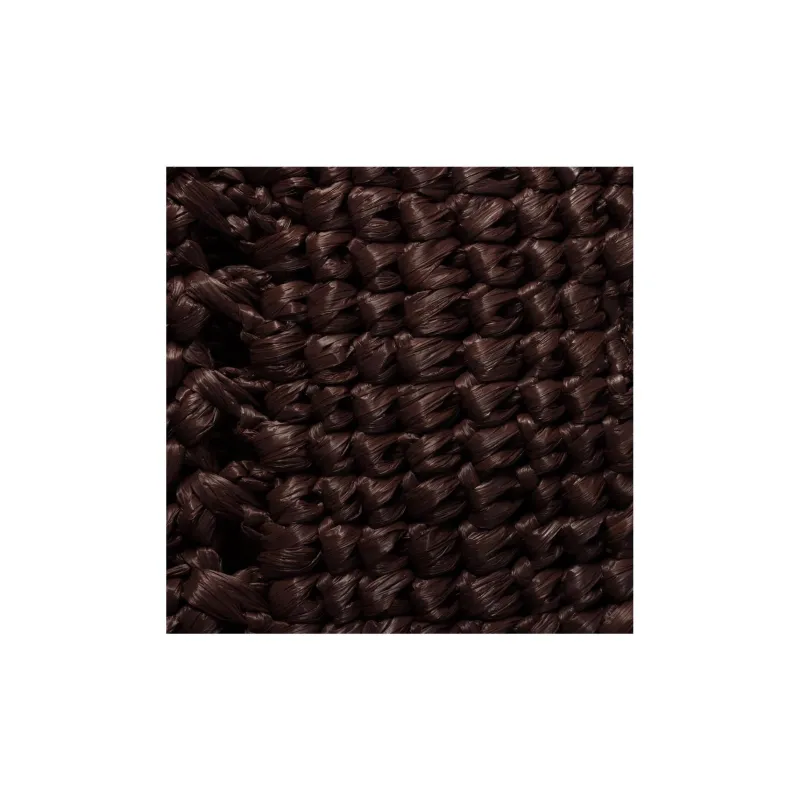 MIU MIU Raffia Tote Bag, Shopping Bag, Shoulder Bag, Crossbody Bag, Handbag Women's Chestnut Brown-4