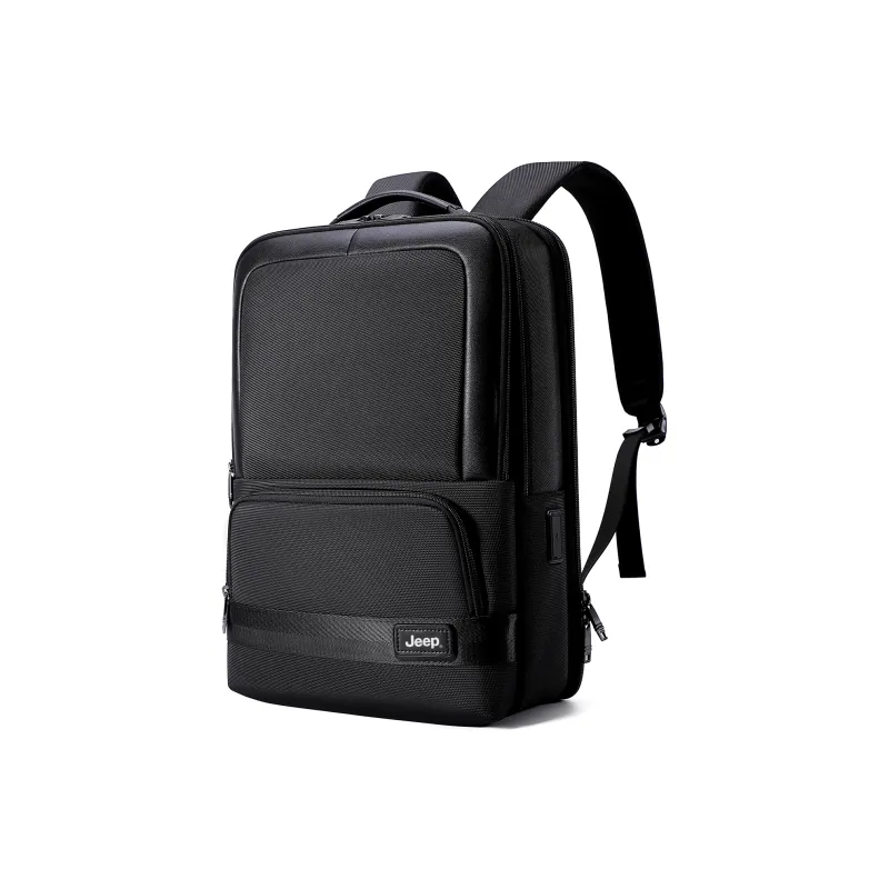 Jeep Oxford Backpack Men's Black-1