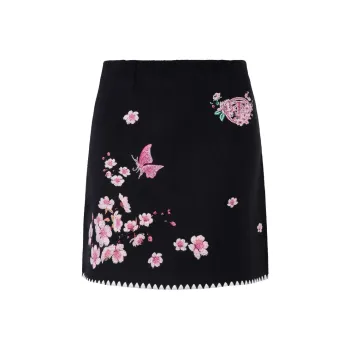 TCH Casual Short Skirts Women's Black
