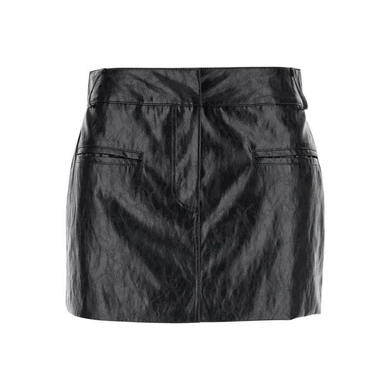 Federica Tosi Crinkled Mini Skirt-0