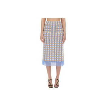 BAUM UND PFERDGARTEN Casual Long Skirts Women's Blue
