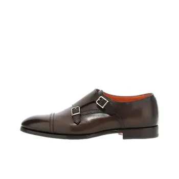 Santoni Axel Dress Shoes Men's Brown