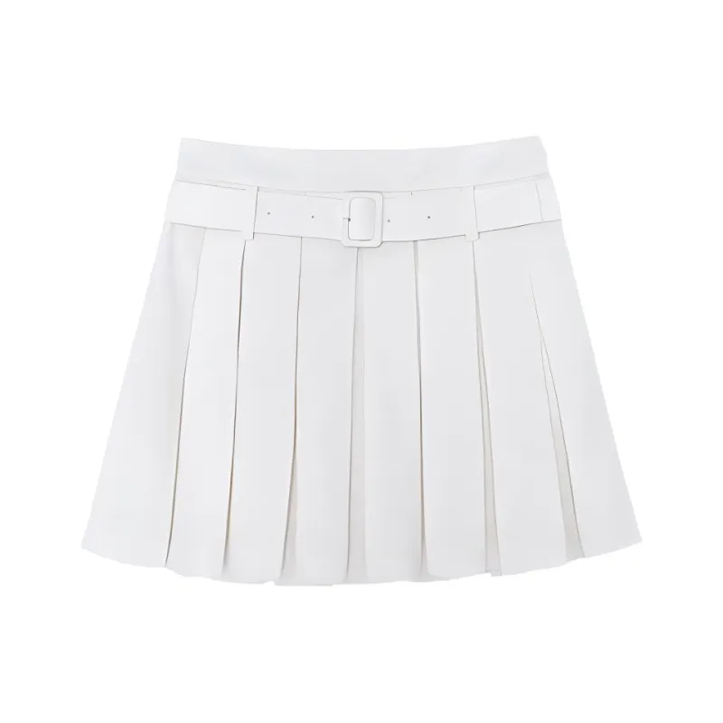 SHUSHU/TONG Pleated Mini Skirt-0