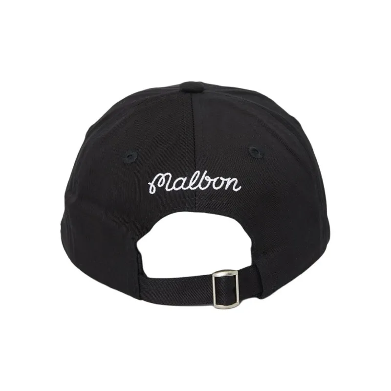 Malbon Golf Cotton Baseball Caps Unisex Black-2