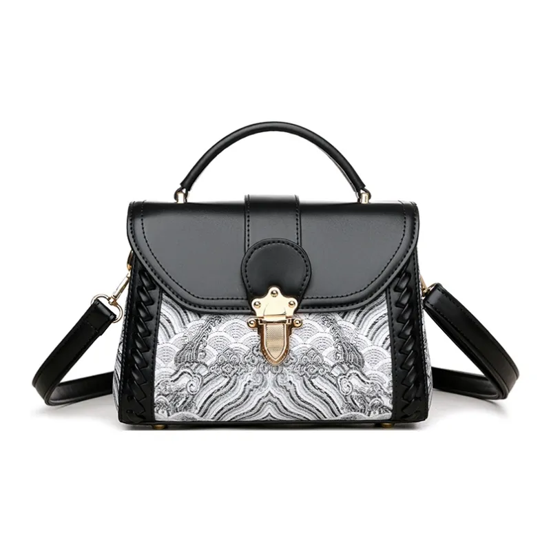 CORE BIRD PU Handbag Regular Women's Multicolor-10