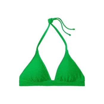 Victoria's Secret PINK Mix & Match Removable Push-Up Halter Bikini Top / JG Bikini Women's Green
