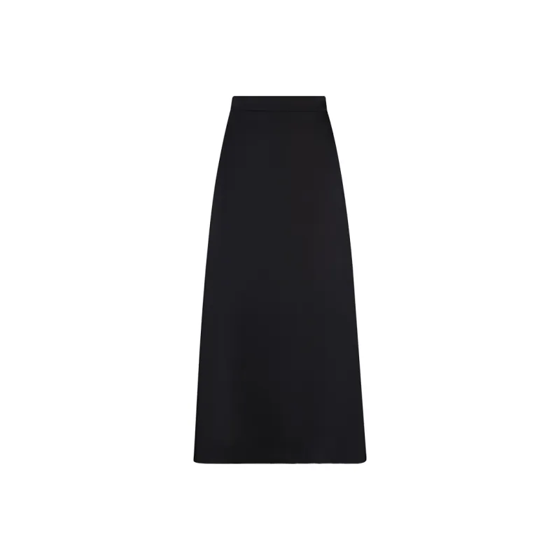 THE SEA LIFE Casual Long Skirt Women's Black Mage-0