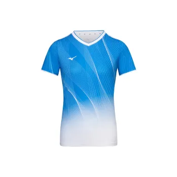 Mizuno Badminton Clothing Women's Sky Blue/Orange Red/Purple