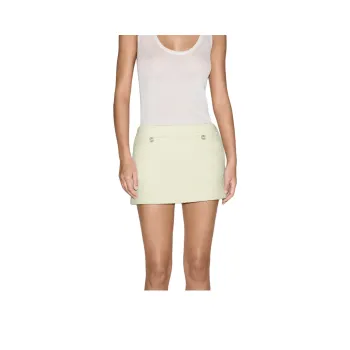GUCCI Damier Boucle Tweed Mini Skirt 'Ivory'