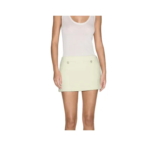 GUCCI Damier Boucle Tweed Mini Skirt 'Ivory'