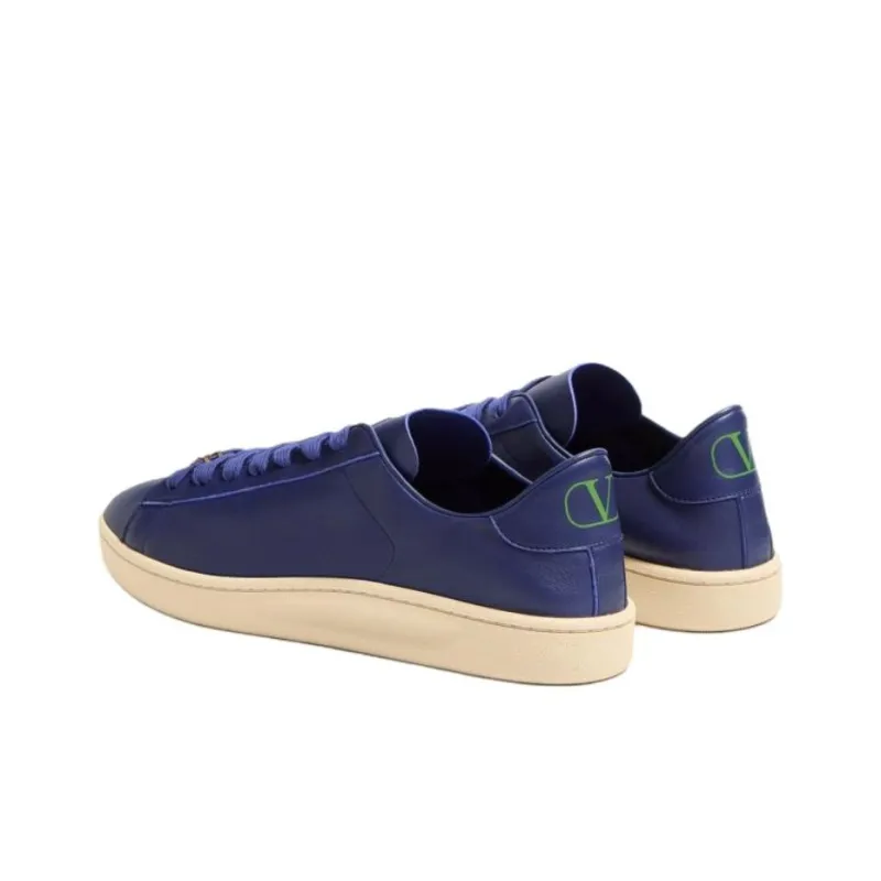 Valentino Royco Low Top Skateboard Shoes Men's Blue-3