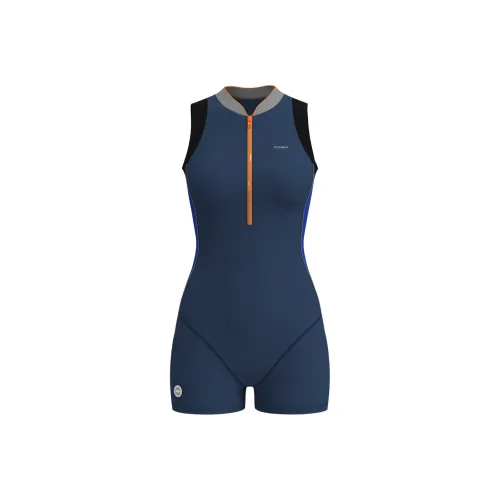 TOSWIM One piece Swimsuit Women's Blue Sea Route