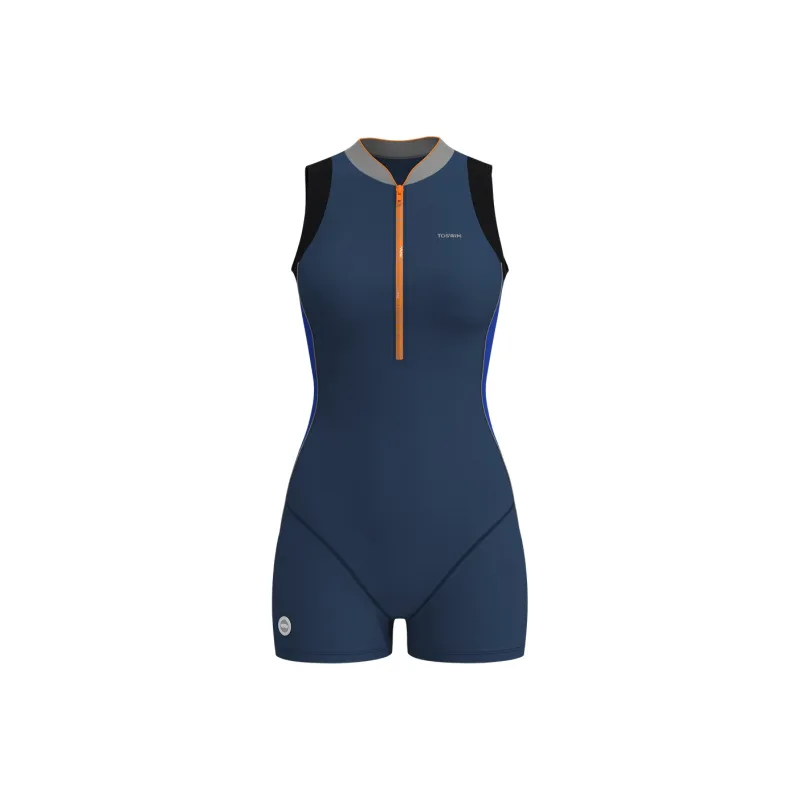 TOSWIM One piece Swimsuit Women's Blue Sea Route-0