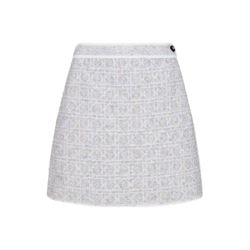 DIOR SS25 Casual Short Skirts Women's Sky Blue