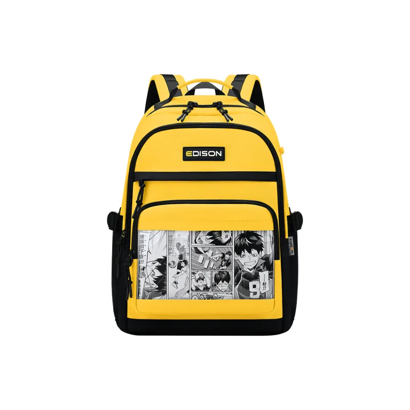 EDISON Water repellent Nylon Backpack Unisex Multicolor-8