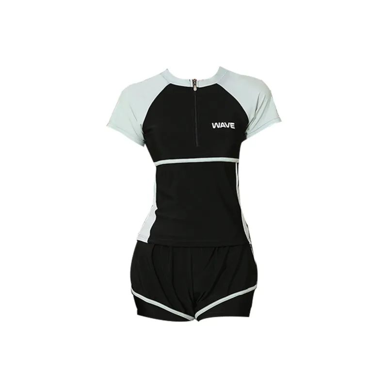 Hao Zhilang Two Piece Swimsuits Women's Black-0