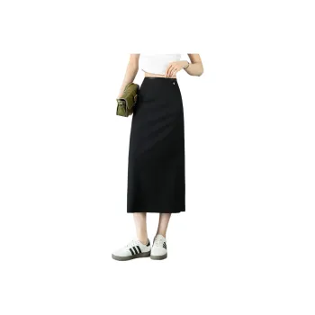 TERRE BLEUE Casual Long Skirts Women's Black